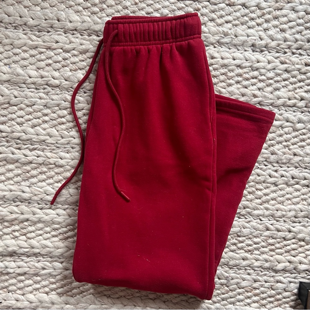 Amazon Red Sweatpants